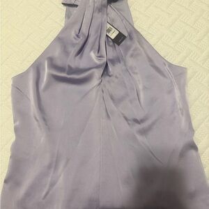 BCBGMaxAzria Lavender Halter Top